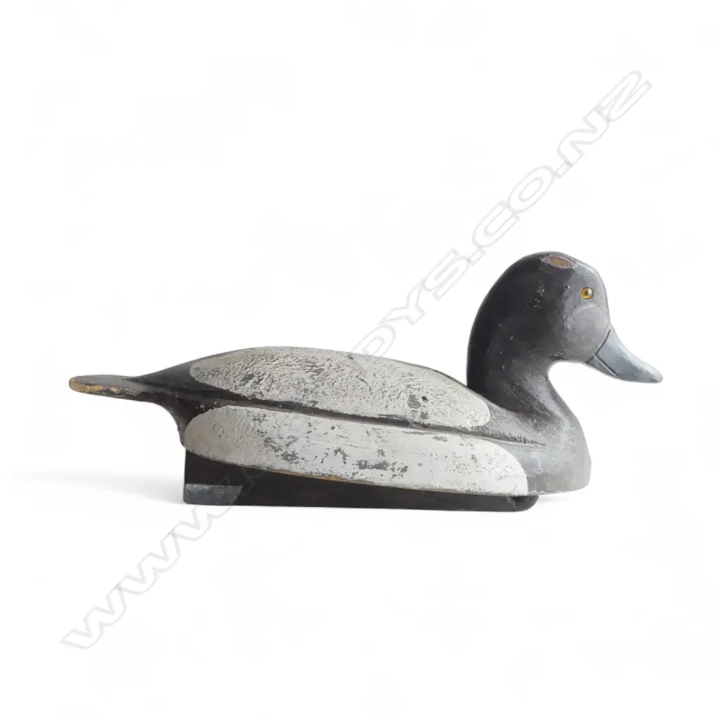 PAINTED WOODEN DUCK DECOY L.425mm Image 1++