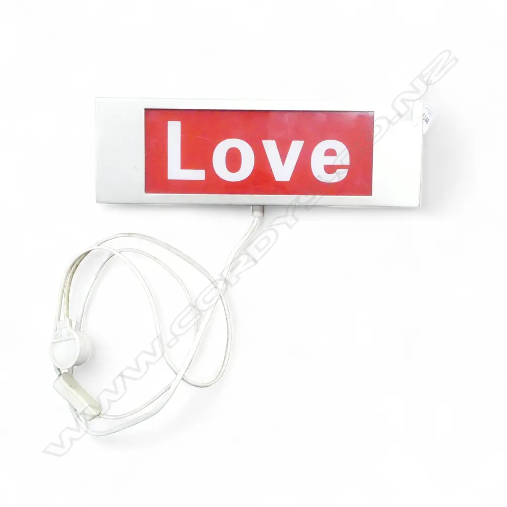 'LOVE' ELECTRIC SIGN W.330mm Image 1++
