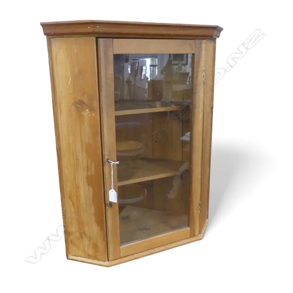 SMALL PINE CORNER CABINET 550x370x660mm Image 1++