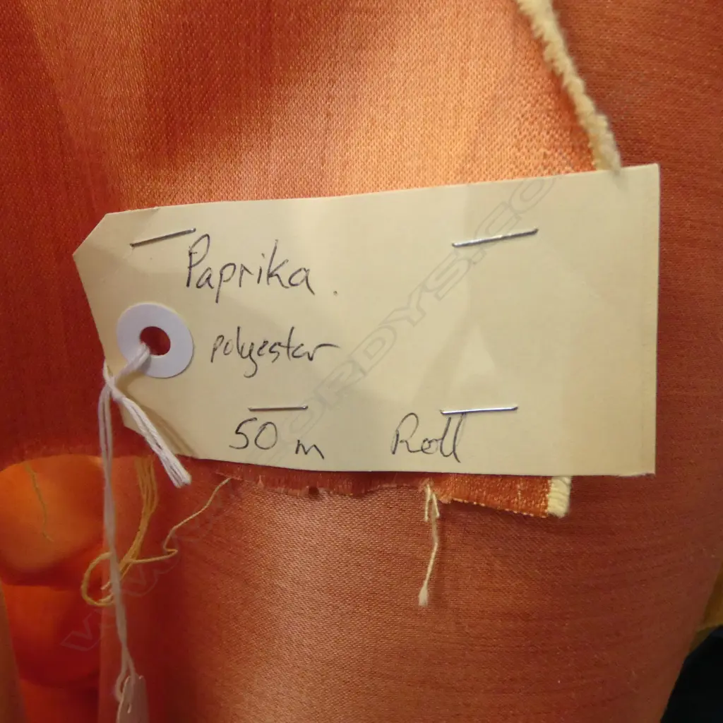 FABRIC BOLT; PAPRIKA, POLYESTER, 50M Image 1++