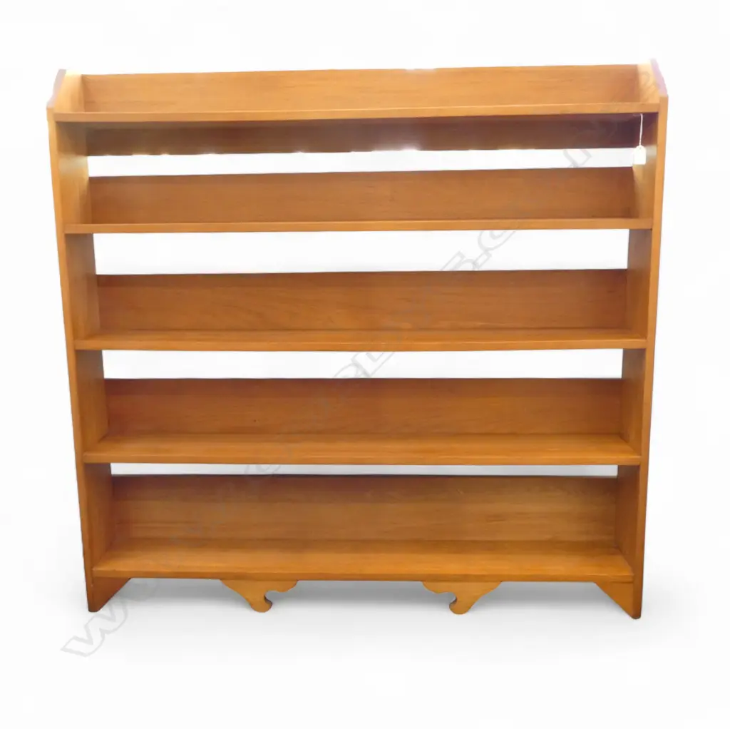POLISHED NATIVE WOODS BOOKCASE H1220 L1260MM Image 1++