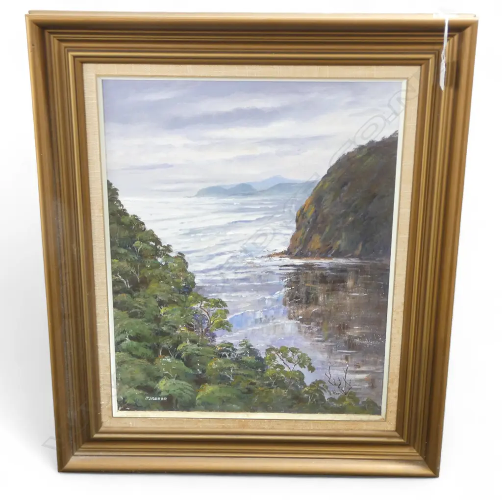 J. STEANE, THE CAST, OIL ON BOARD, 490x390mm Image 1++