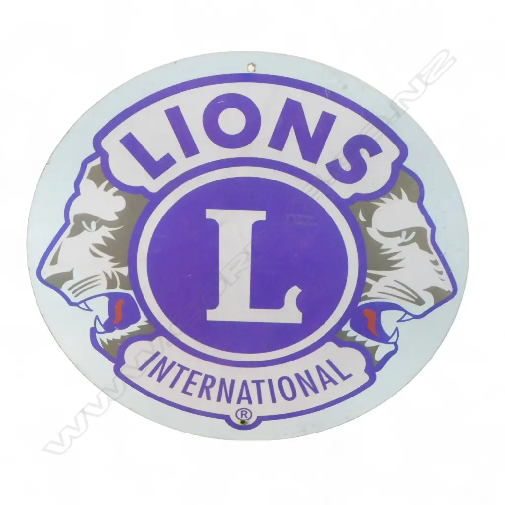 LIONS INTERNATIONAL SIGN 760mm dia Image 1++