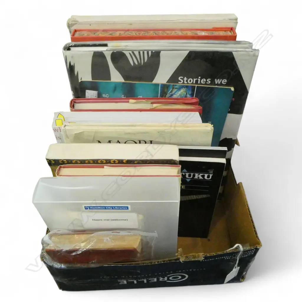 BOX BOOKS,some art & maori themed Image 1++
