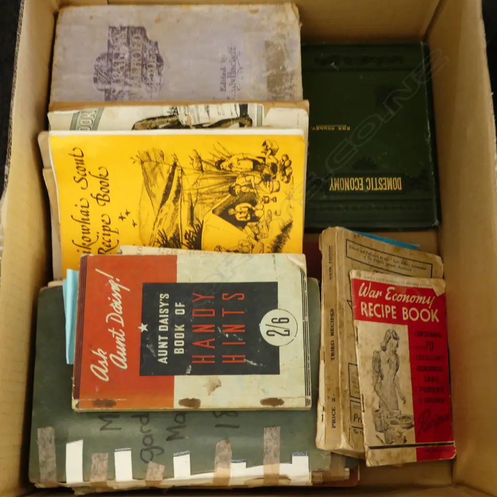 OLD BOOKS; COOKING, DOMESTIC SCIENCE INTEREST Image 1++