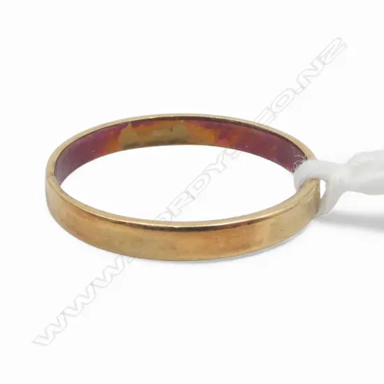 18ct WEDDING RING, 2.0gms SIZE Q