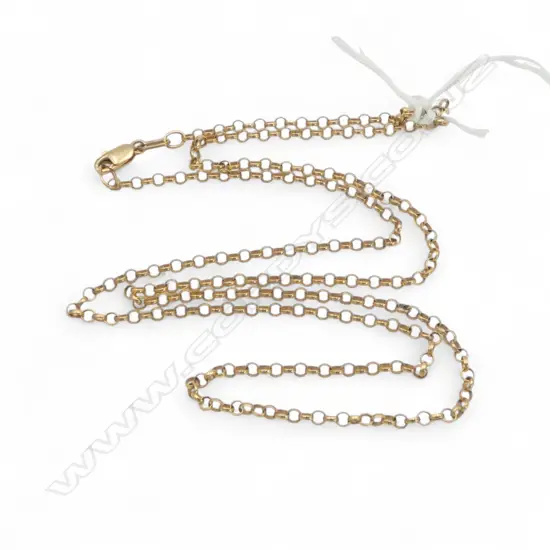 9ct GOLD NECK CHAIN L.500mm 2.8gms