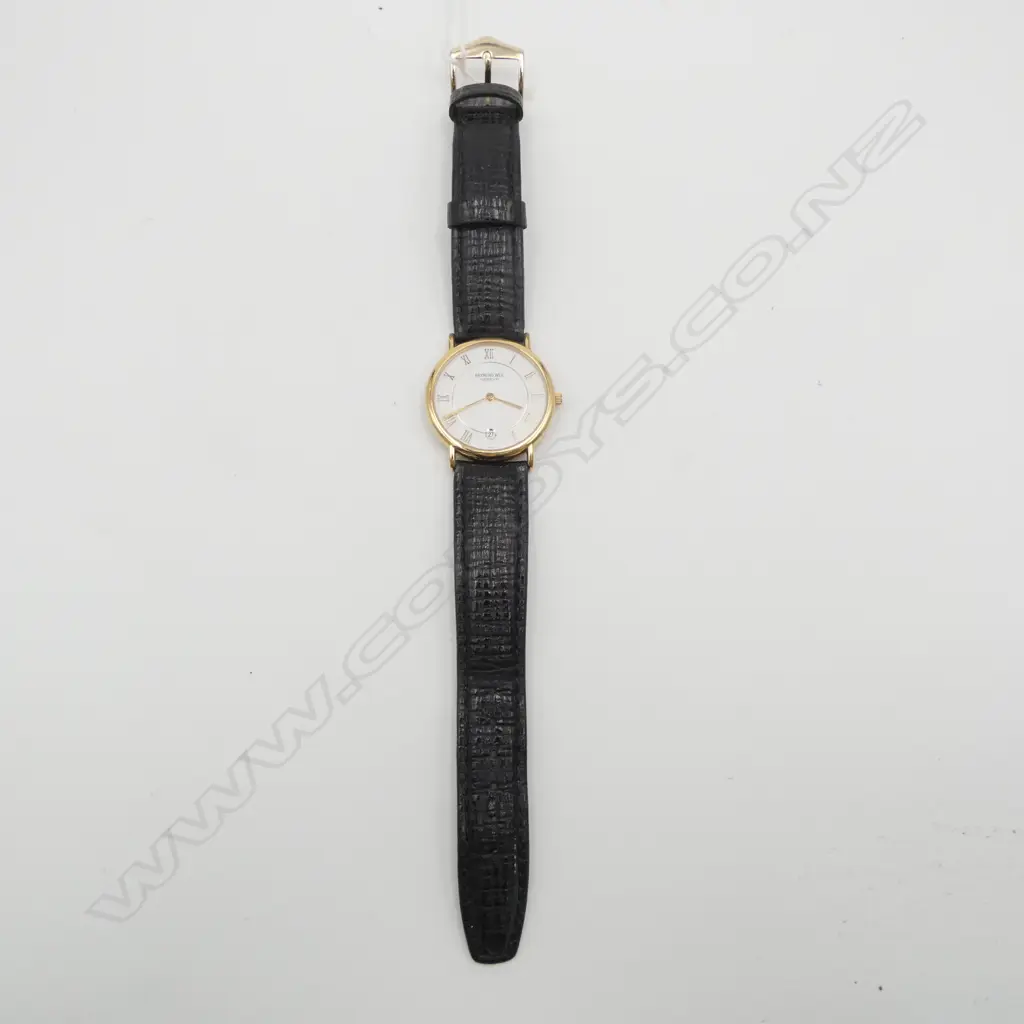 RAYMOND WEIL 18ct PLATED DRESS WATCH QUARTZ, GOING Image 1++