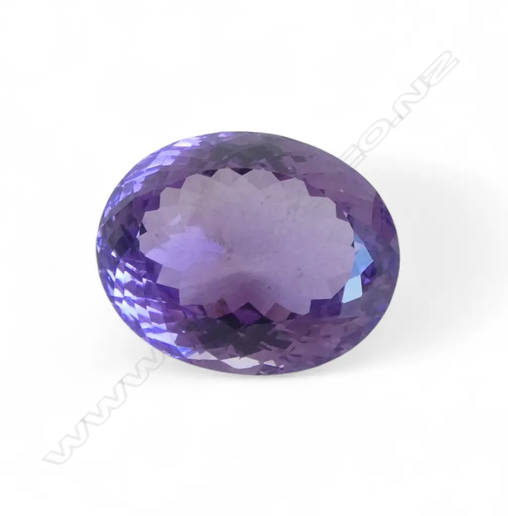 UNSET 44ct OVAL CUT AMETHYST Image 1++