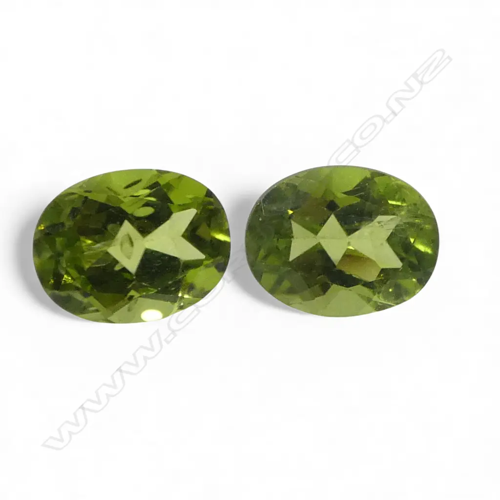 PR OVAL CUT GREEN AMETHYSTS, 4.8ct  Image 1++