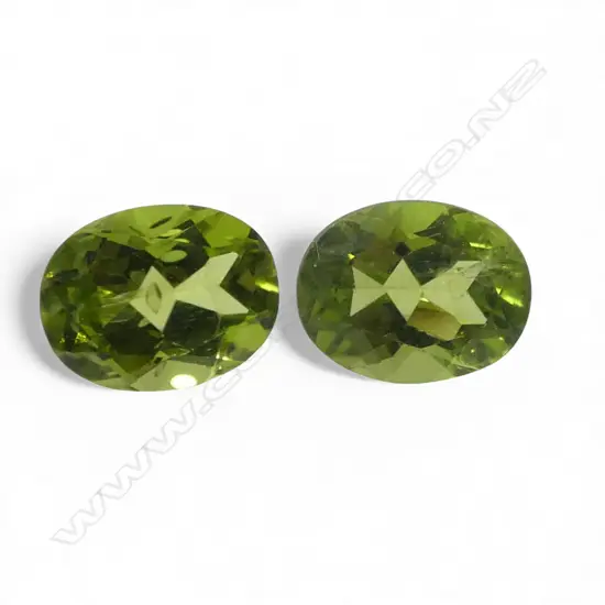 PR OVAL CUT GREEN AMETHYSTS, 4.8ct 