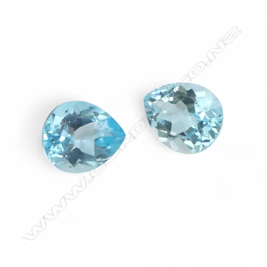 PR PEAR CUT BLUE TOPAZ GEMSTONES, 10.55ct Image 1++