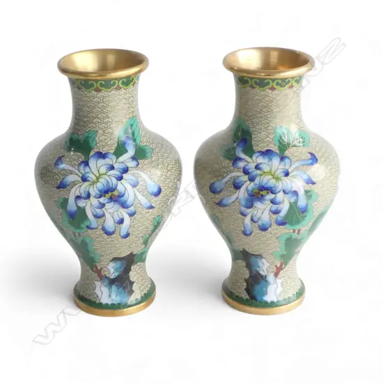 PR CLOISONNE VASES H.225mm