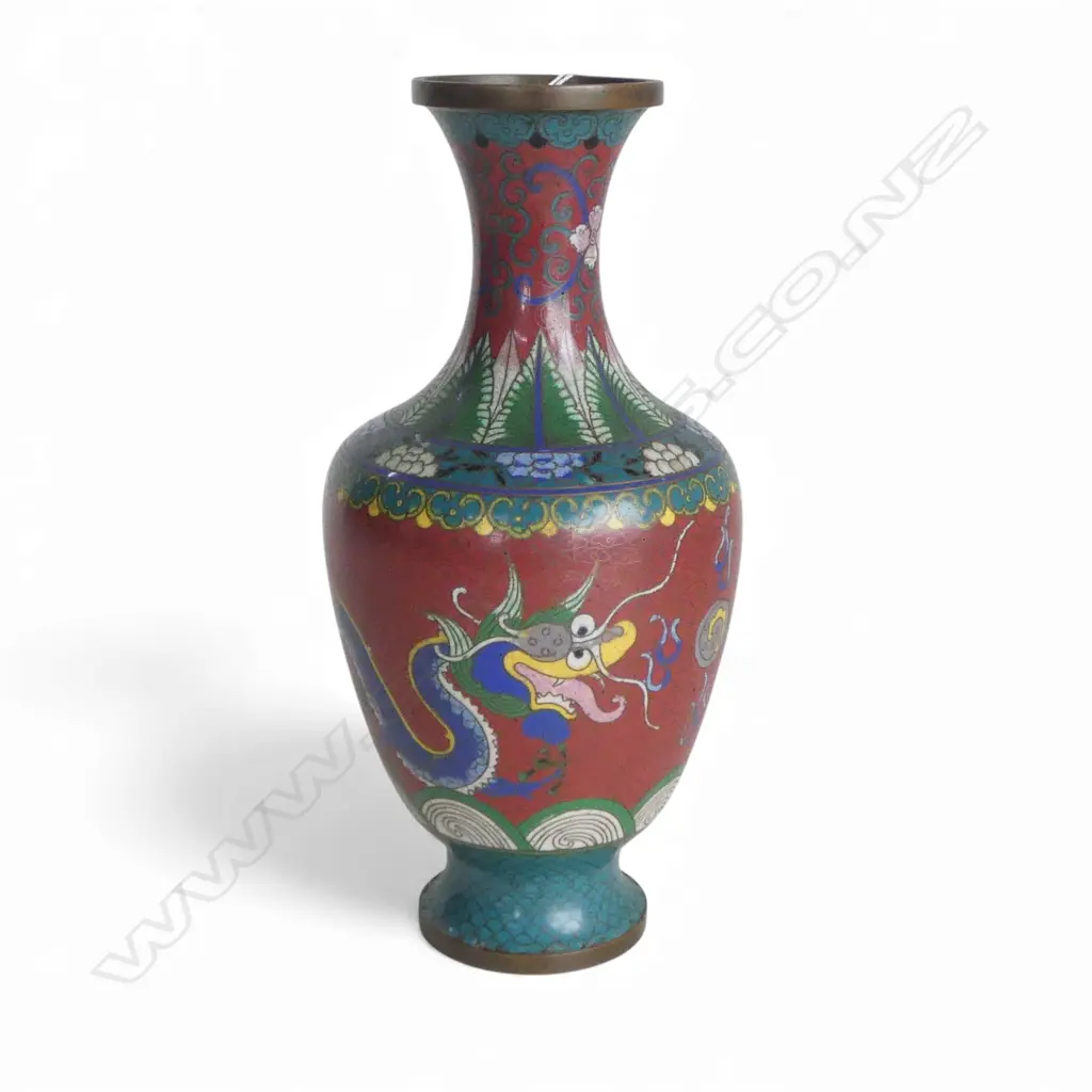 CLOISONNE VASE H.240mm Image 1++