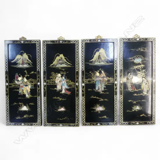 4 PANEL ORIENTAL ARTWORK 610x255mm