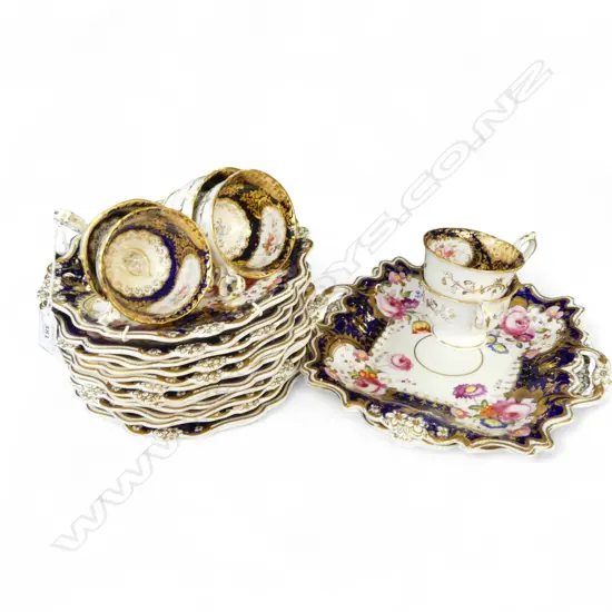 20 PCES REGENCY CHINA; SOME HAIRLINES