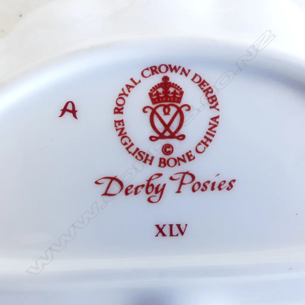 ASST. ROYAL CROWN DERBY FLORAL PAT. CHINA  Image 1++