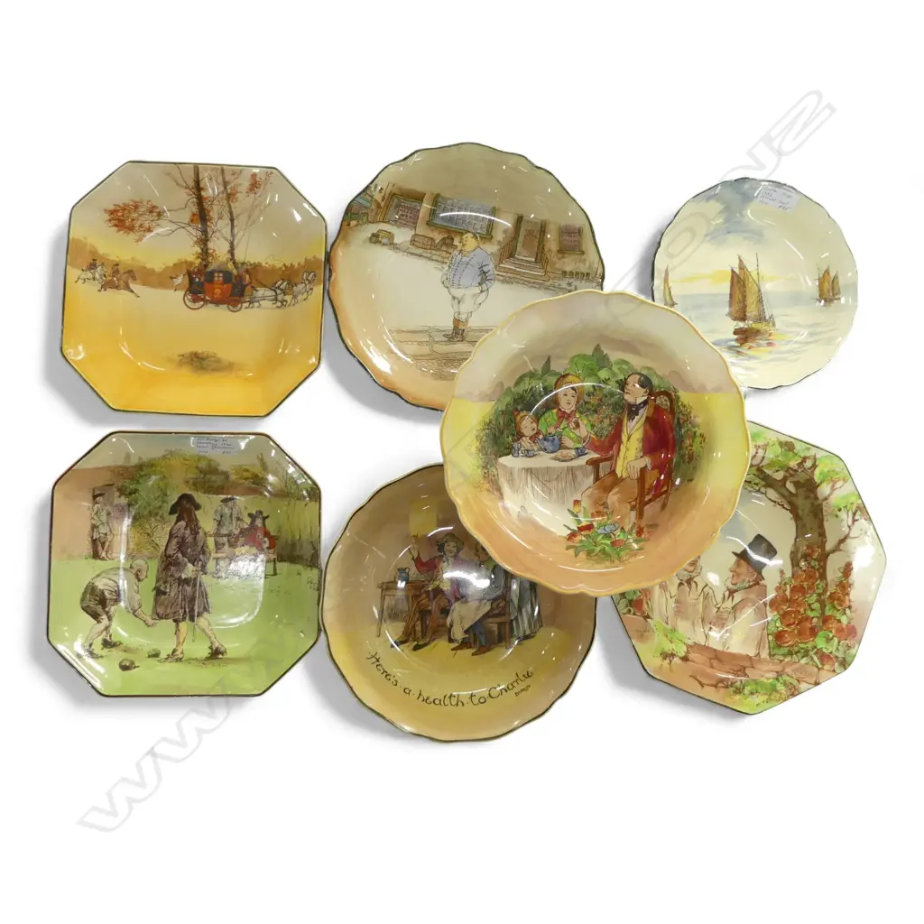 7 LRG ROYAL DOULTON SERIES WARE SERVING BOWLS Image 1++