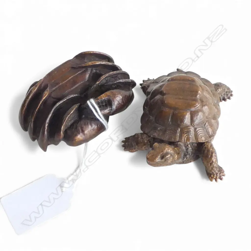 BRONZE CRAB & 2 PART TURTLE L.75mm Image 1++