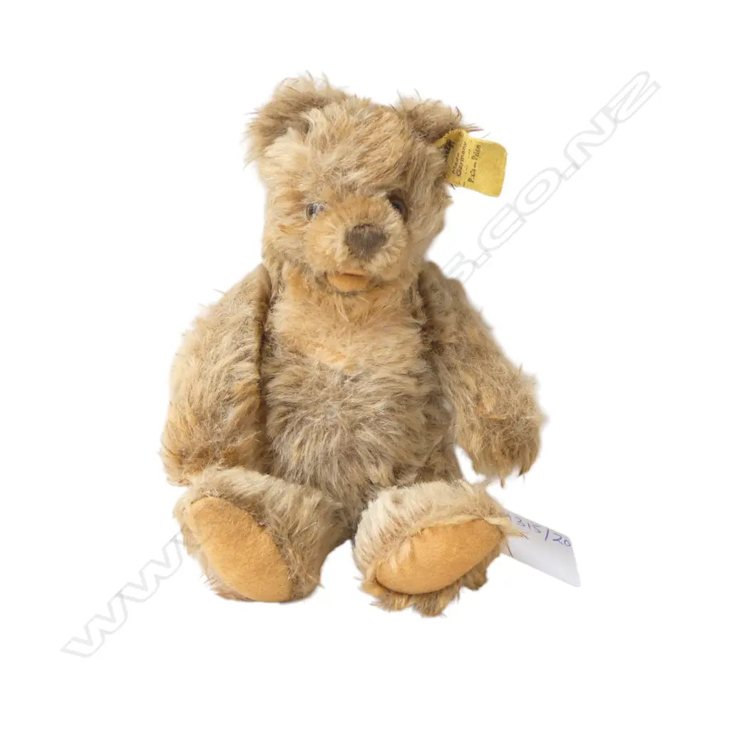 1950’S STEIFF ‘ZOTTY” TEDDY BEAR LABEL & BUTTON IN EAR, L.170MM  Image 1++