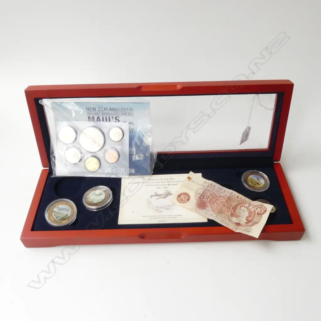 HEROES OF THE SKY PART MEDALLION COLLECTION + N.Z. MAUI'S Ltd. Ed. COIN SET Image 1++
