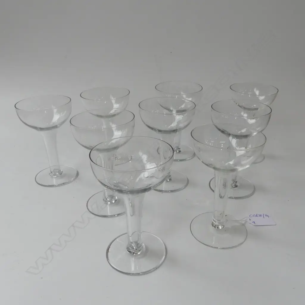 9 HOLLOW STEM CHAMPAGNE GLASSES H.130mm Image 1++