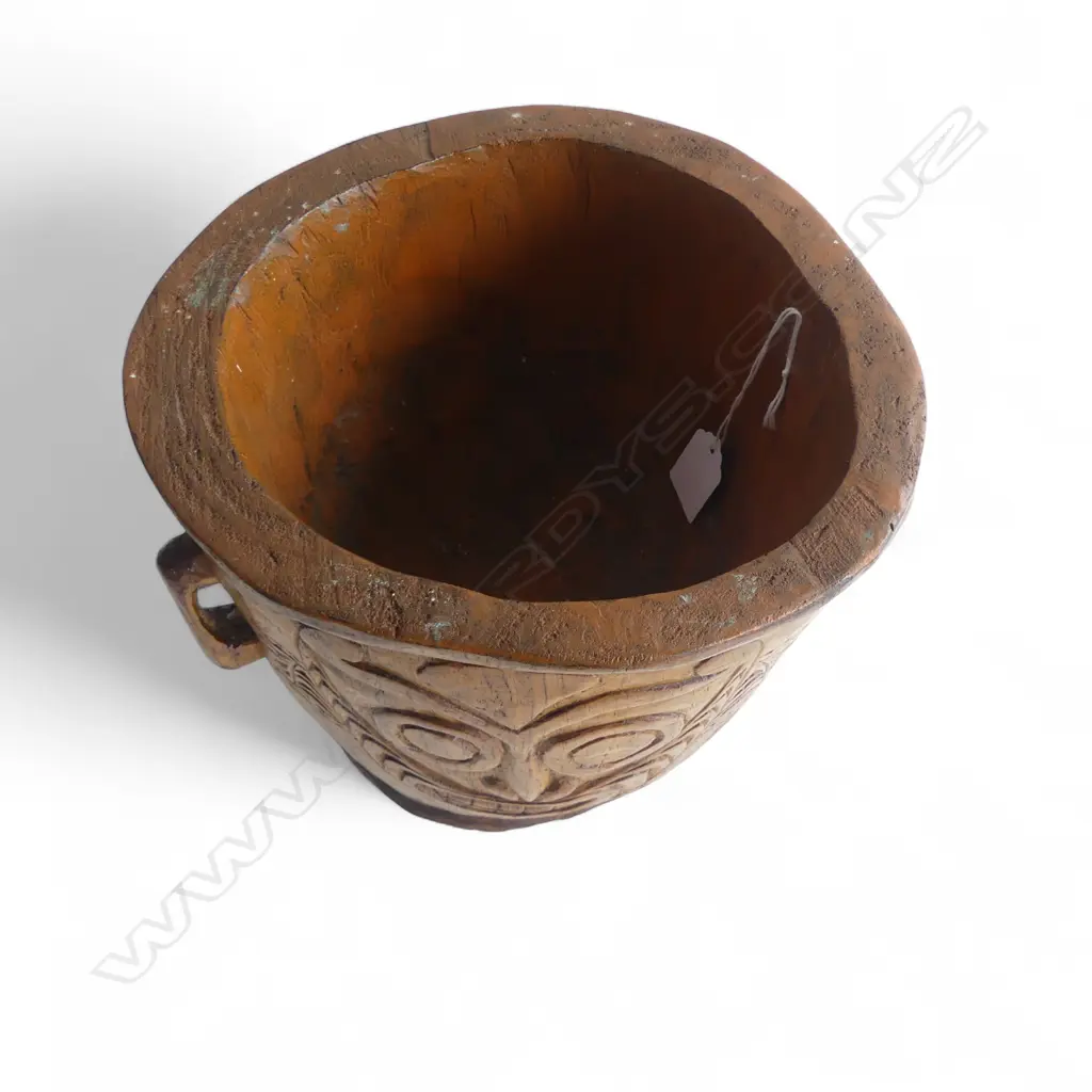 VINTAGE CARVED PACIFICA BOWL H.210mm Image 1++