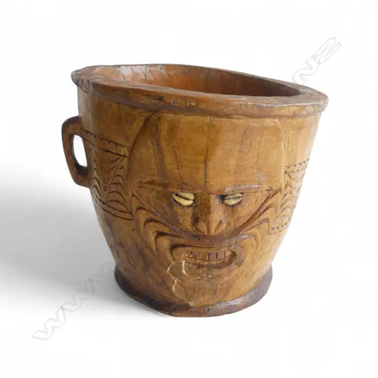 VINTAGE CARVED PACIFICA BOWL H.210mm