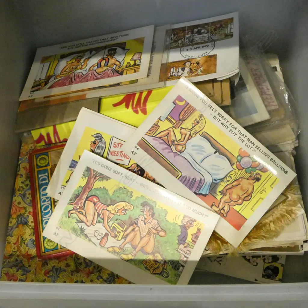 ASST. POSTCARDS; NOVELTY ETC Image 1++