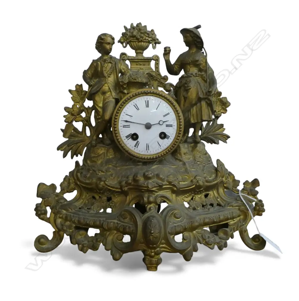 FRENCH ORMOLU MANTLE CLOCK, H.340mm Image 1++