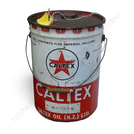 CALTEX OIL TIN H.400mm