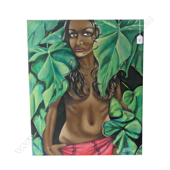 JULIANA SATCHELL 'EVE' ACRYLIC ON CANVAS '05 600x500mm