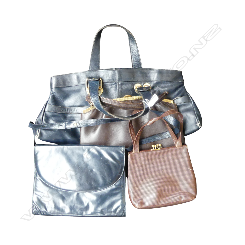 4 VINTAGE HANDBAGS  Image 1++