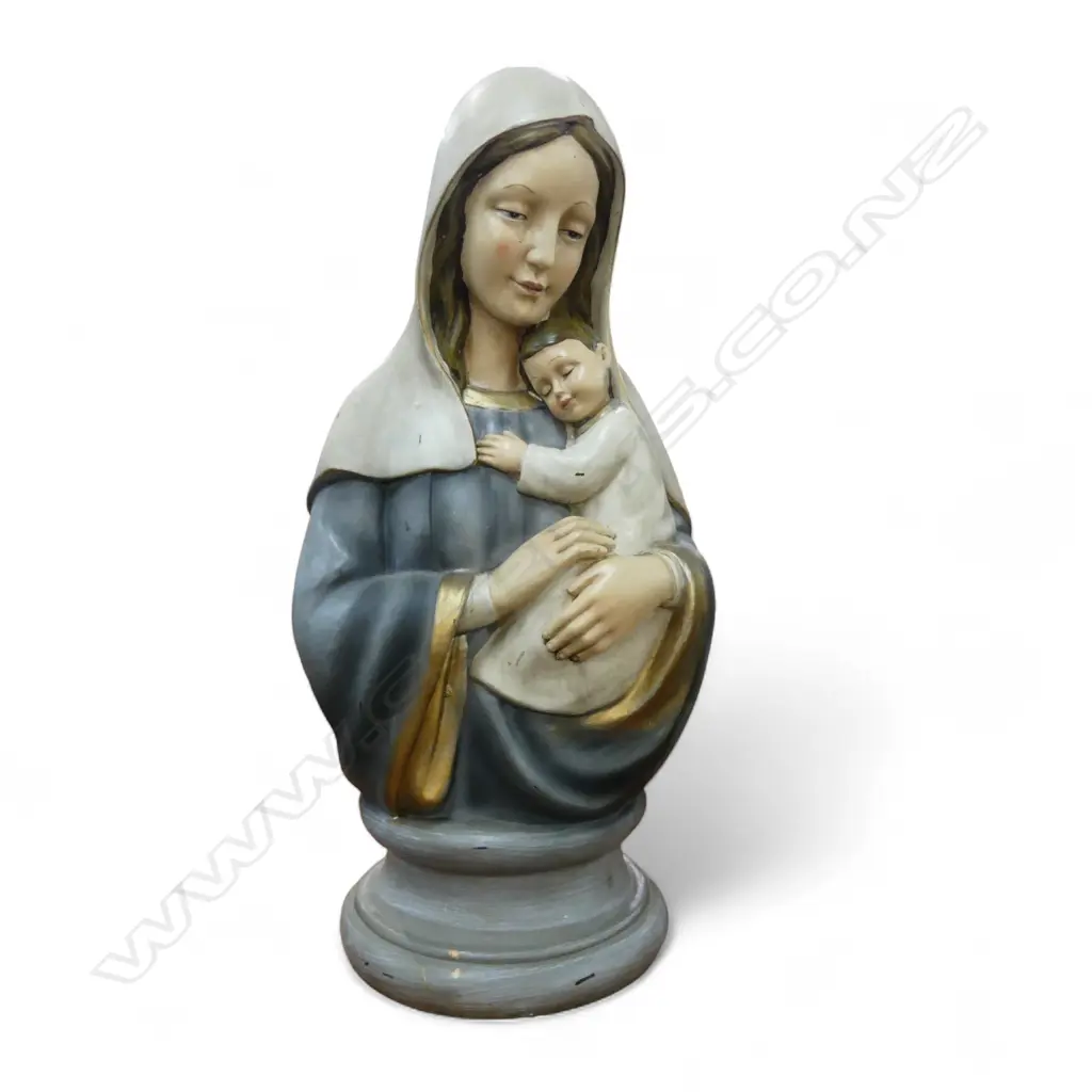 RESIN MADONNA & CHILD H.380mm Image 1++