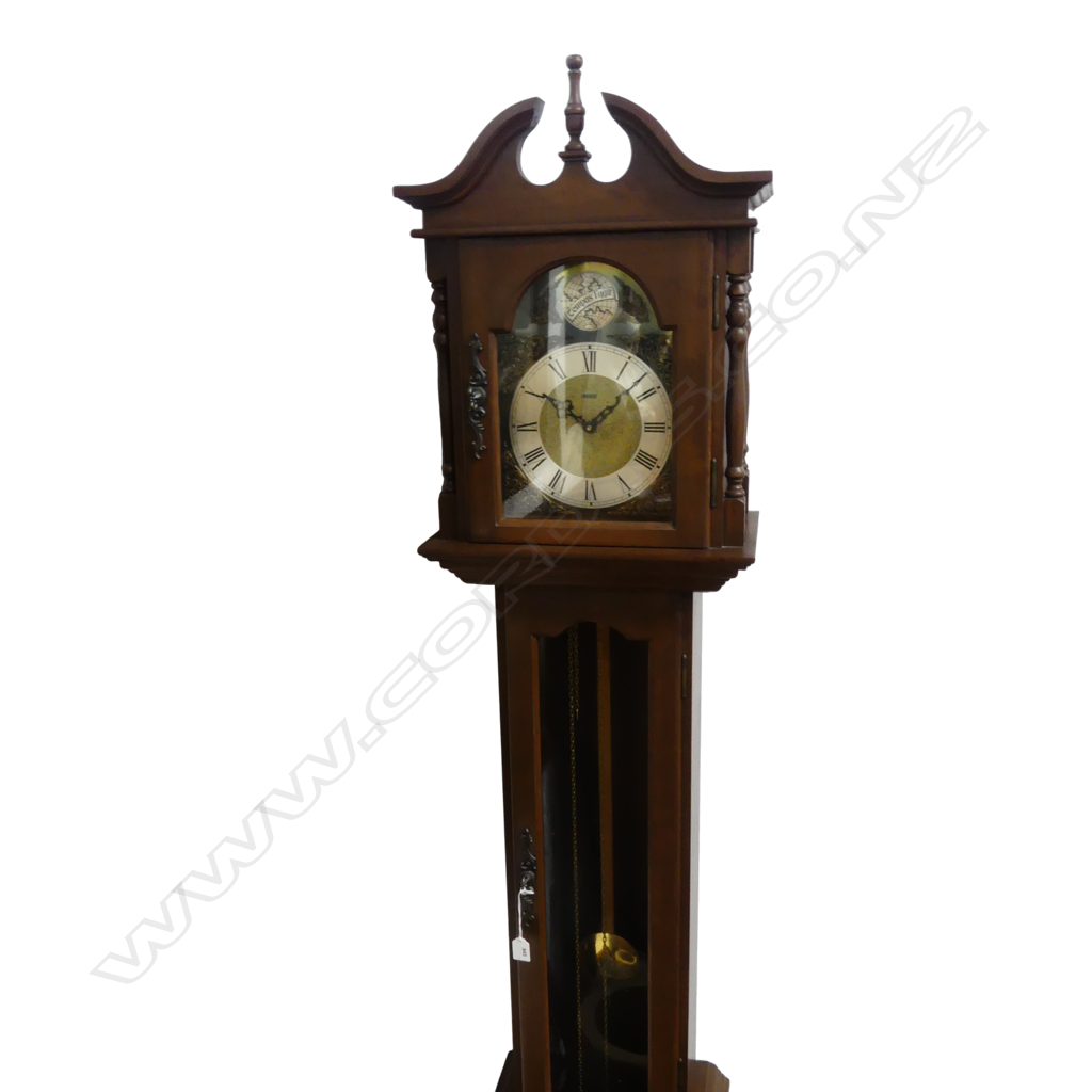 Mid / late 20thC Tempus Fugit granddaughter clock H.1900mm Image 1++