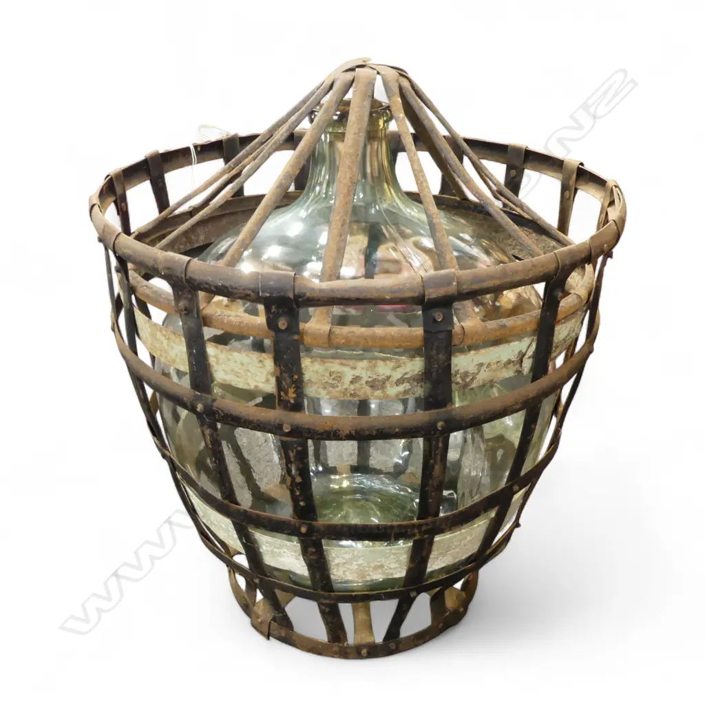 LG DEMI JOHN BOTTLE IN CAGE H.600mm Image 1++