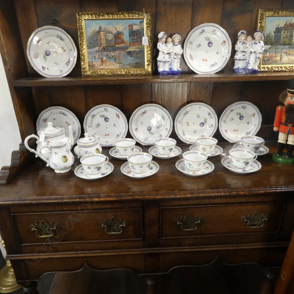 ITALIAN 'RICHARD GINORI' TEA SET + ENGLISH ASHET W.420mm Image 1++