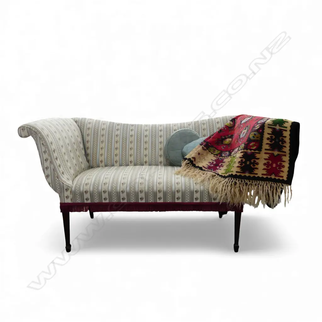 Early 20thC UPHOLSTERED love seat 1580x690mm Image 1++