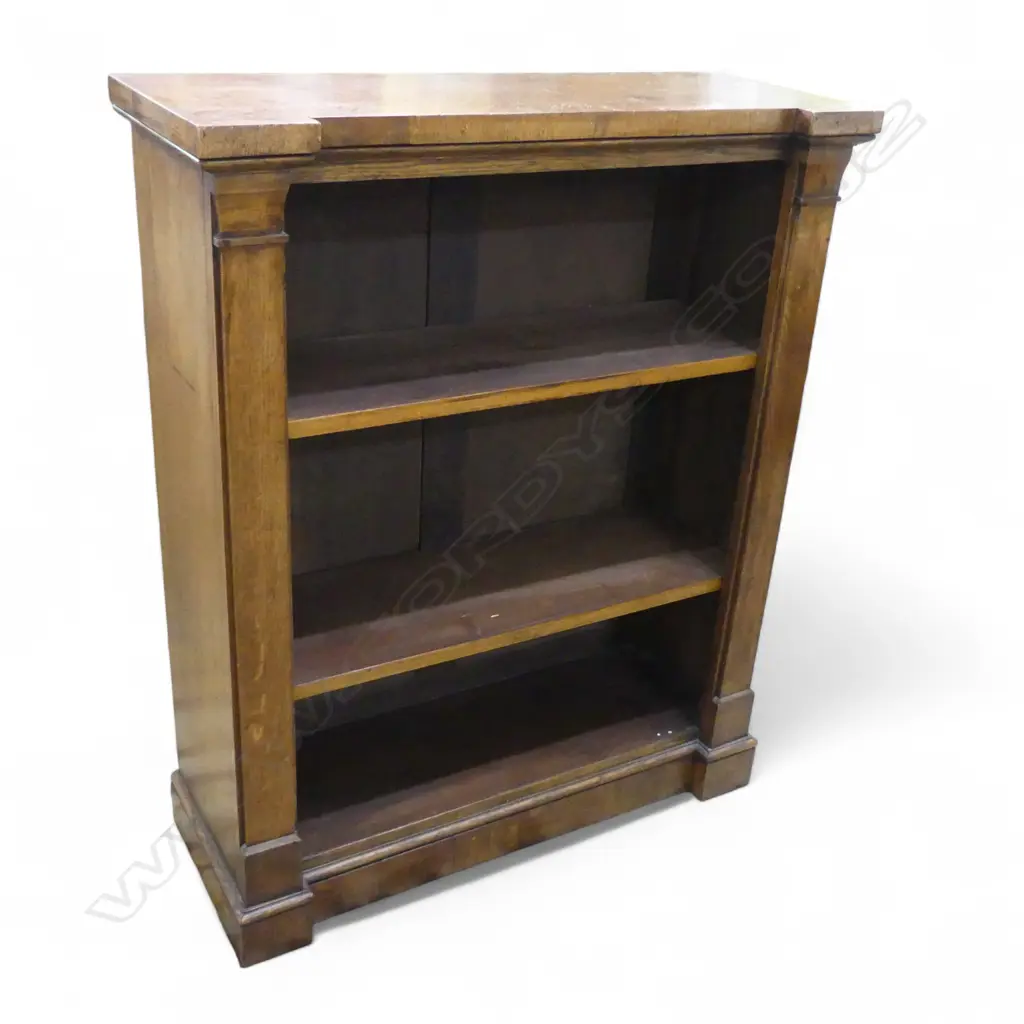 OAK BOOKCASE w. 2 ADJUSTABLE SHELVES 860x330x1060mm Image 1++
