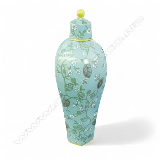 MODERN ORIENTAL LIDDED VASE H.520mm