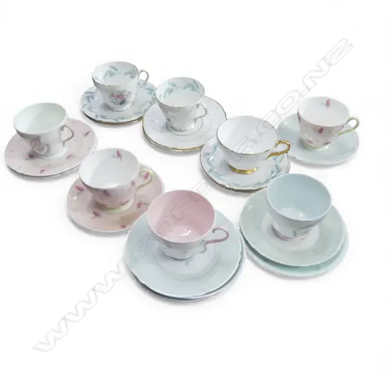 8 SHELLEY CHINA CSPS MIXED PATS