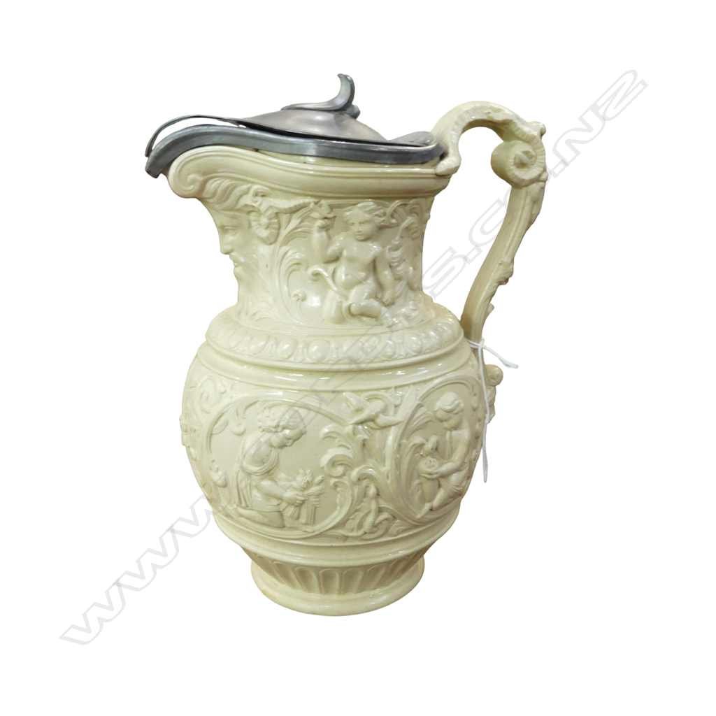 ANTIQUE RELIEF MOULDED JUG H.260mm Image 1++