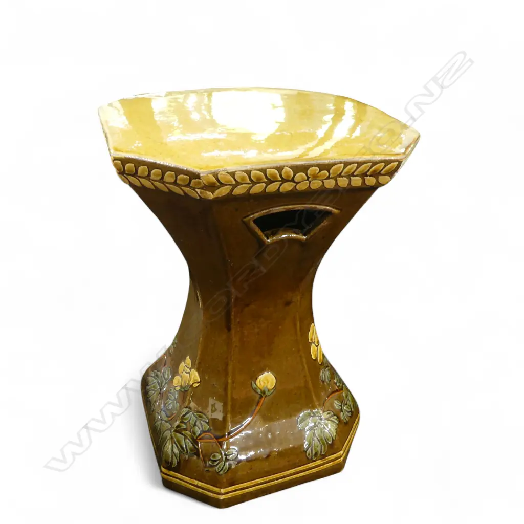 ORIENTAL CERAMIC GARDEN STOOL H.430mm Image 1++