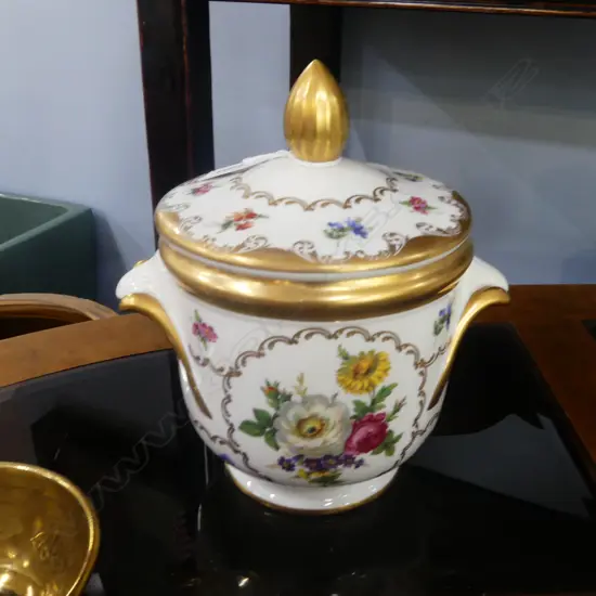 GEROLD PORZELLAN LIDDED CONTAINER H.215mm