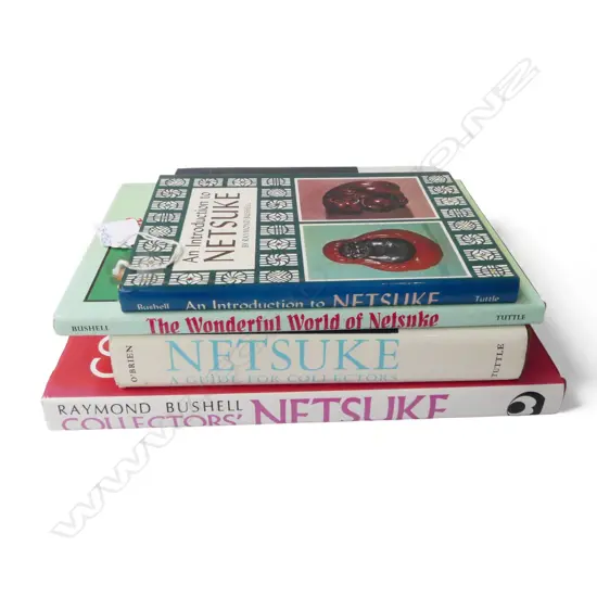 4 NETSUKE REFERENCE/COLLECTORS BOOKS 