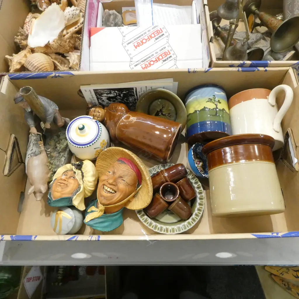 ASSTD POTTERY - BOSSONS, POOLE, WADE, STONEWARE ETC  Image 1++