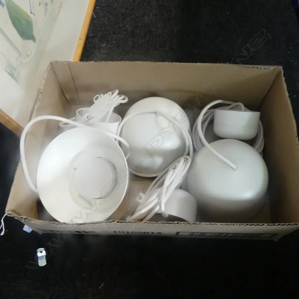 3 DANISH MUUTO LED PENDANT LIGHTS 170mm dia Image 1++