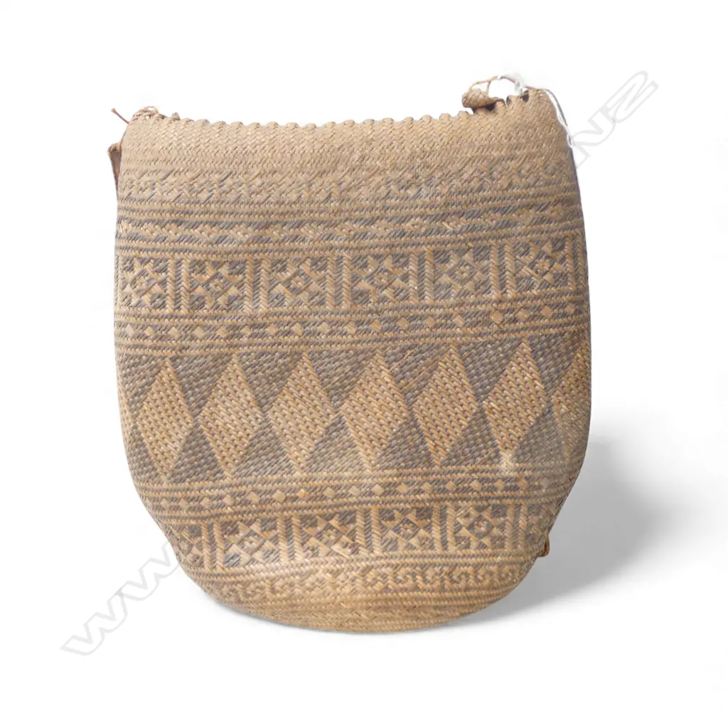 WOVEN TRIBAL BAG H.480mm Image 1++