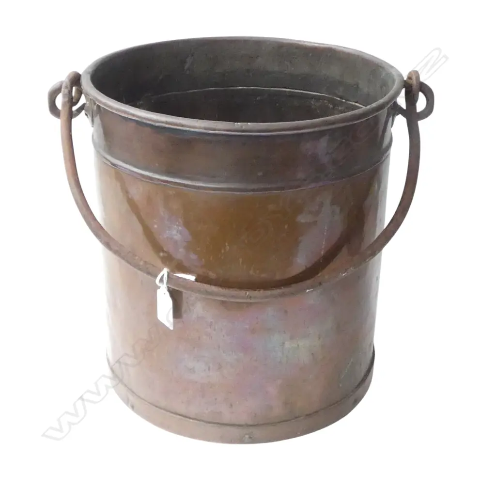 ANTIQUE COPPER BUCKET H.315mm Image 1++