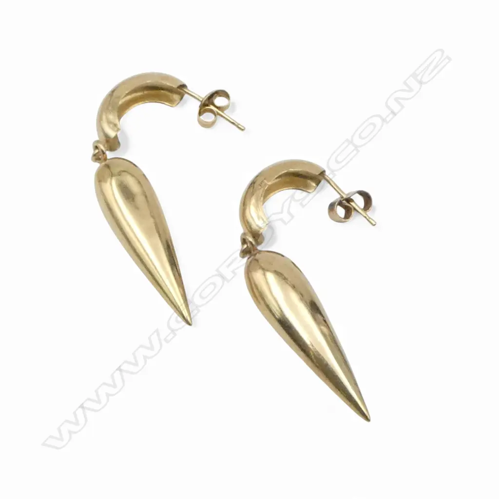 PR 9CT EARRINGS, 1.85gms Image 1++